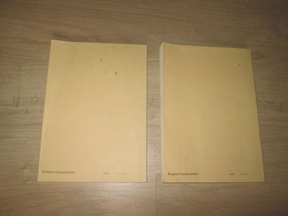 Roland-JD-800 Original Manuals  1991-Rare